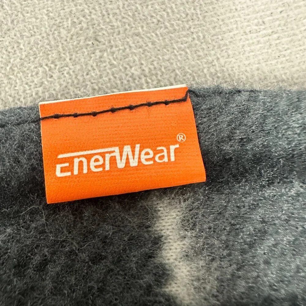 EnerWear Black & White Plaid Scarf